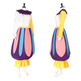 Beauty And The Beast Mrs. Potts Teapot Purple Outfits Cosplay Costume